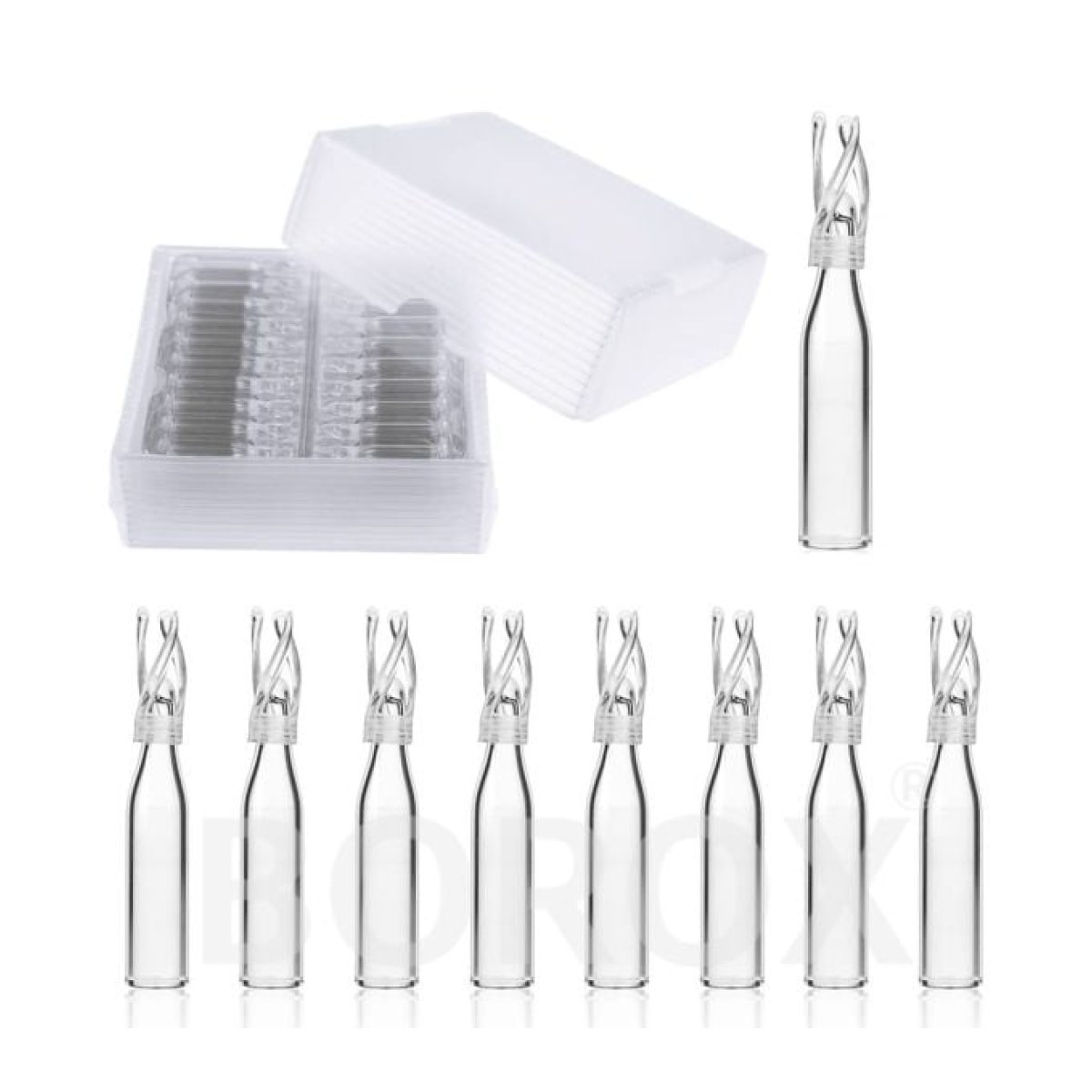 Borox Vial Insert 6x29mm 200µl - Konik Tabanlı - Polyspring Destekli TaYellowm