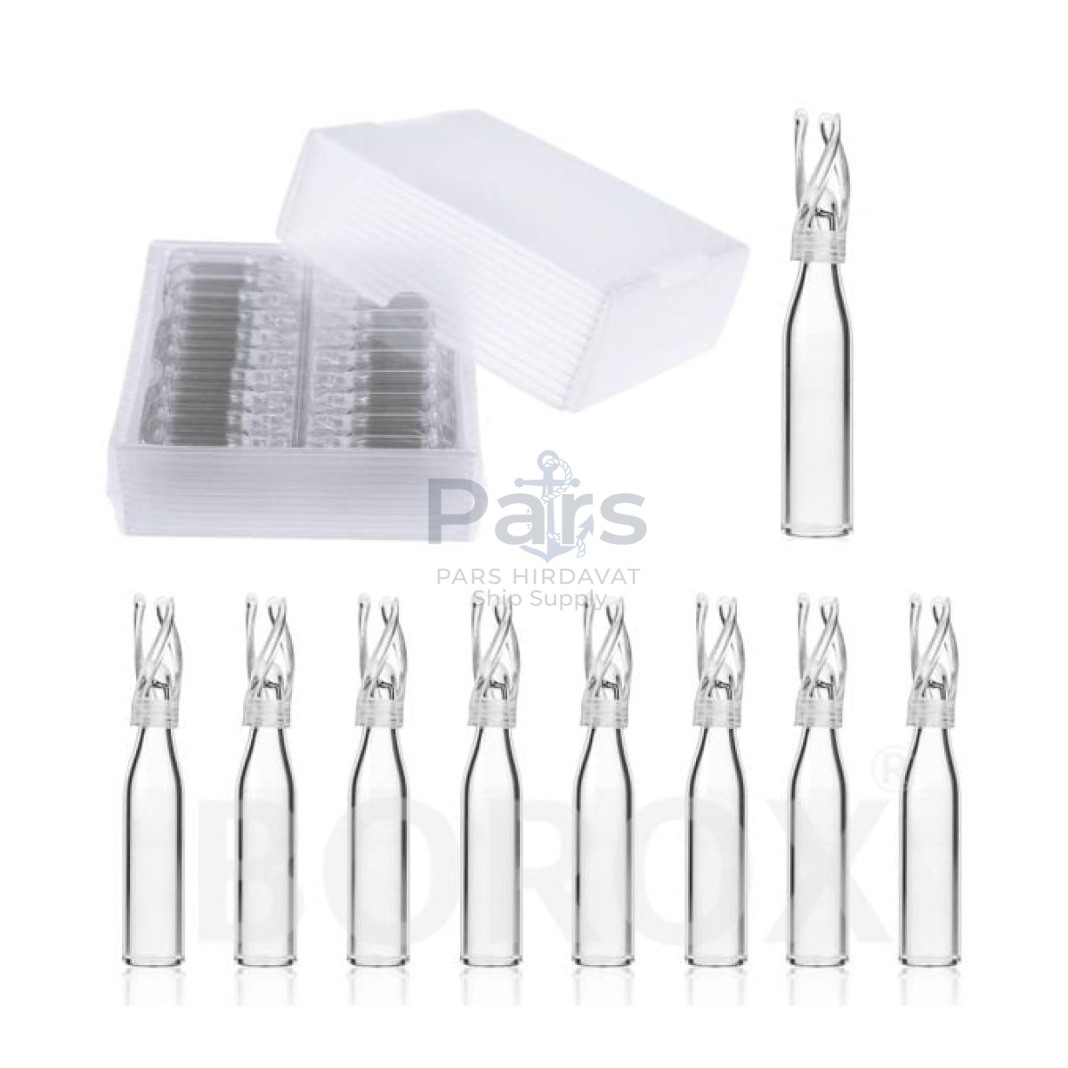Borox Vial Insert 6x29mm 200µl - Konik Tabanlı - Polyspring Destekli TaYellowm