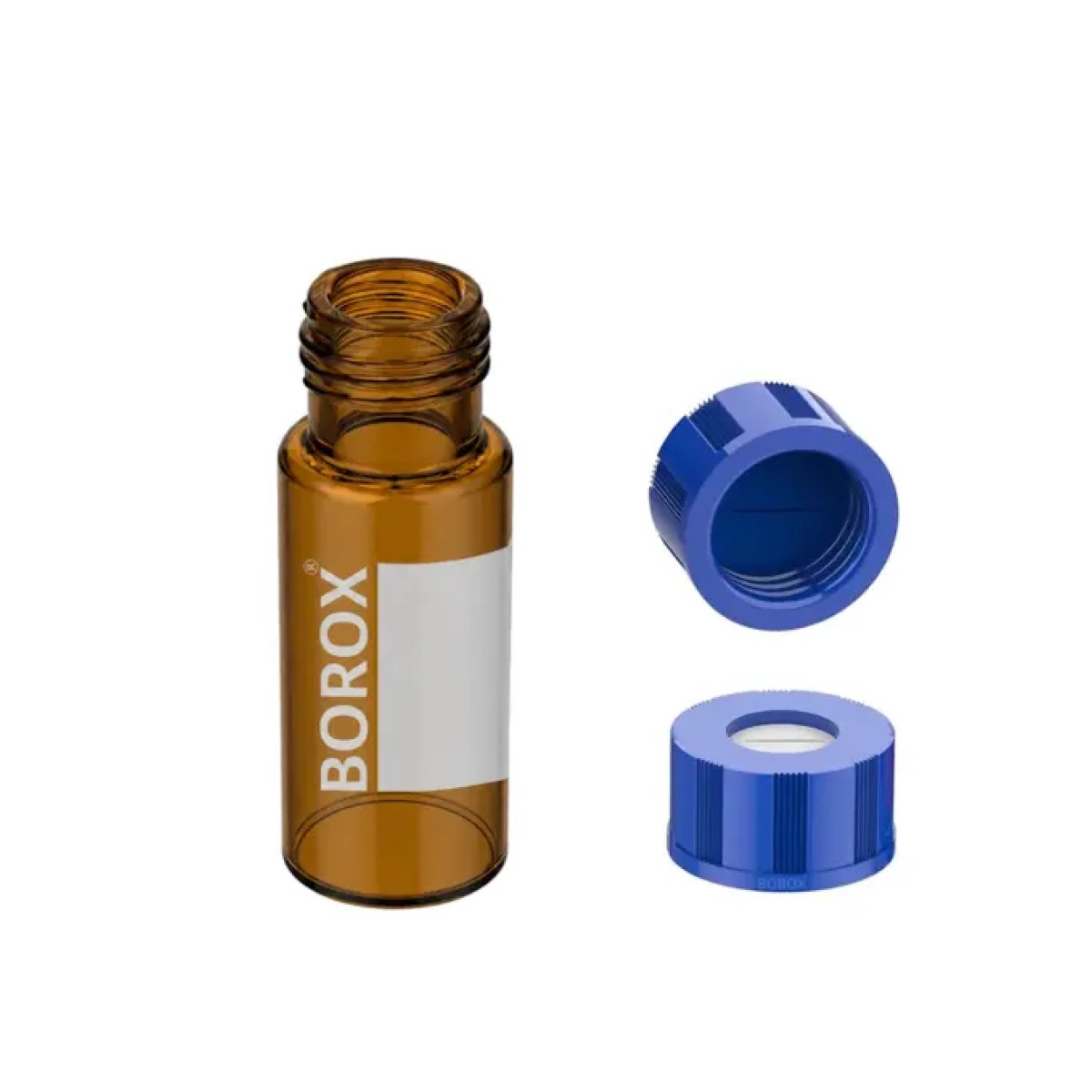 Borox Cam Vial Vida Kapaklı ND9 - Amber 2ml - 100 pcs/Paket