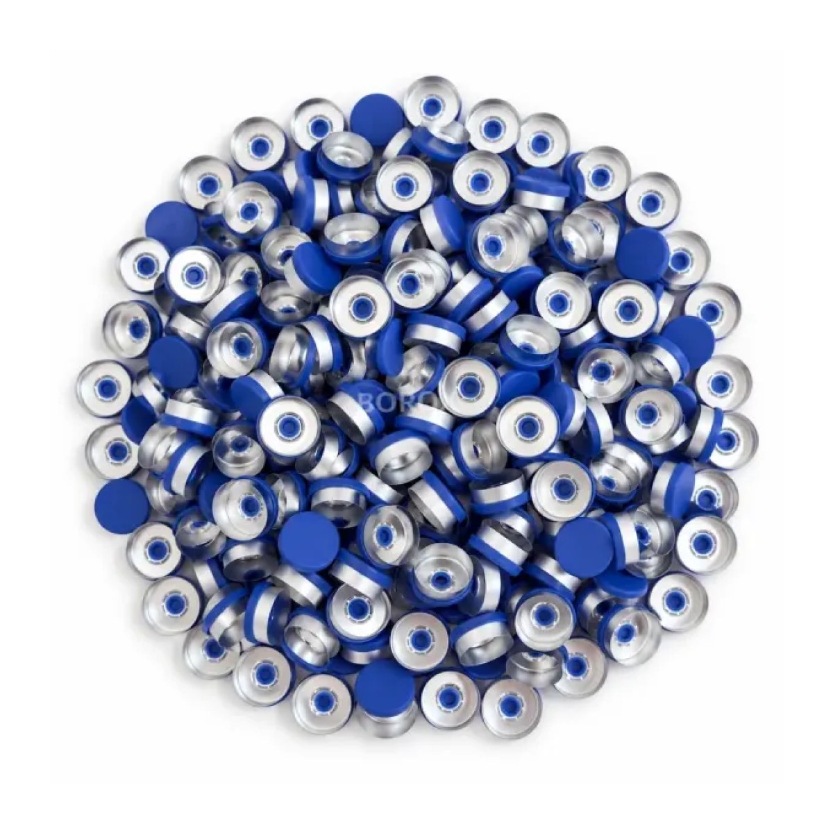 Borox Alüminyum Kapak - 20mm Flakon Vial Kapağı Blue 1000li