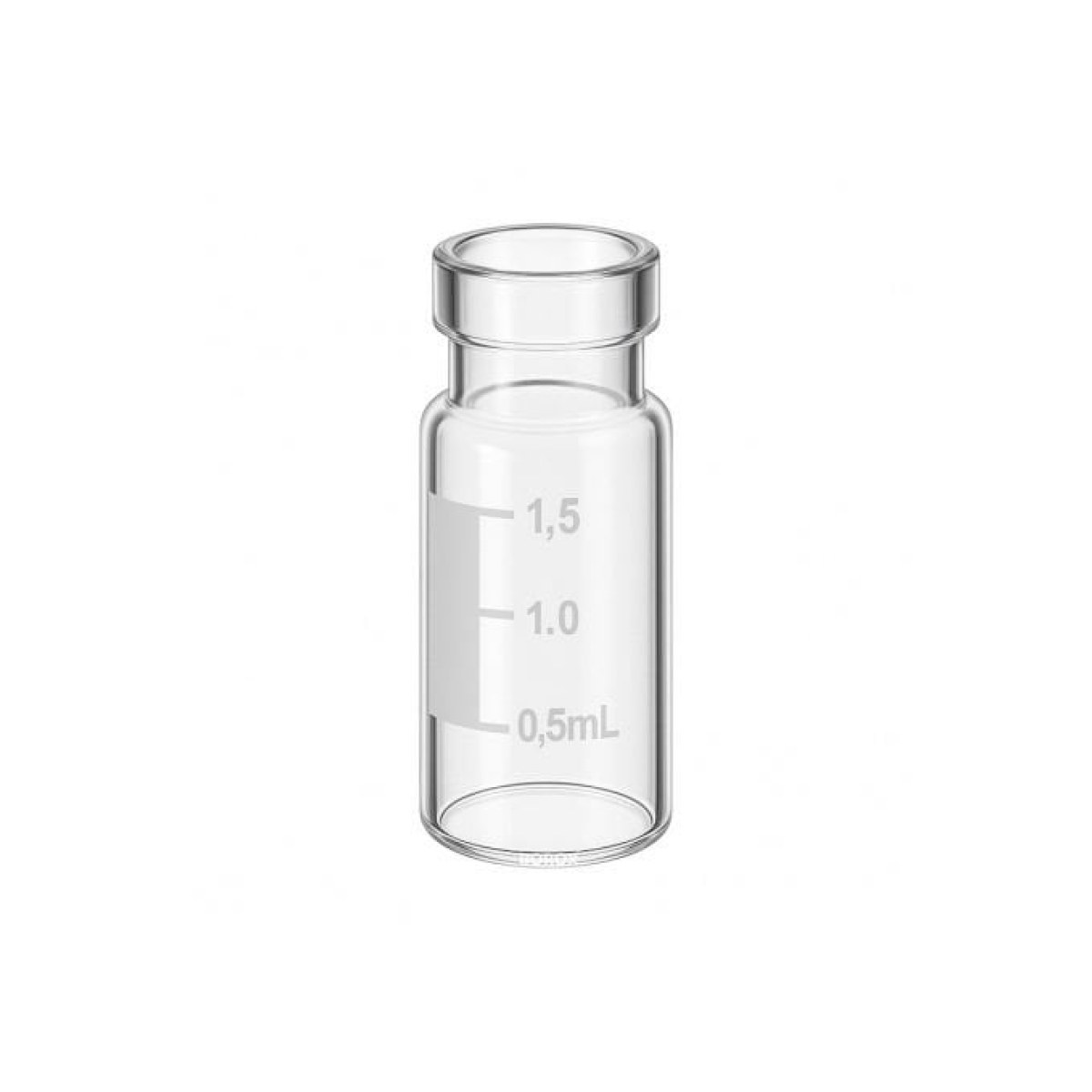 Borox Cam Vial 2 ml - Şeffaf - Crimp ND11 - Hacim Ölçekli
