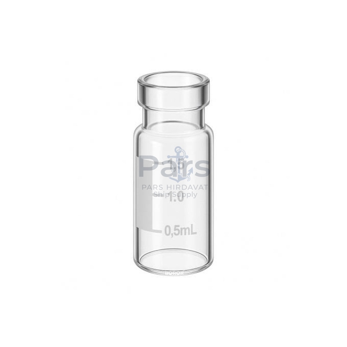 Borox Cam Vial 2 ml - Şeffaf - Crimp ND11 - Hacim Ölçekli