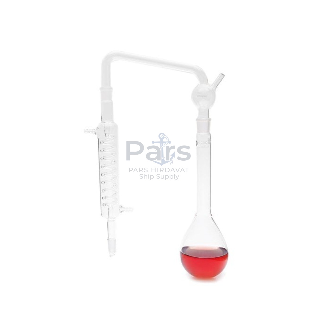Borosil Cam Azot Tayin Cihazı Seti Graham Kondenser - 500 ml
