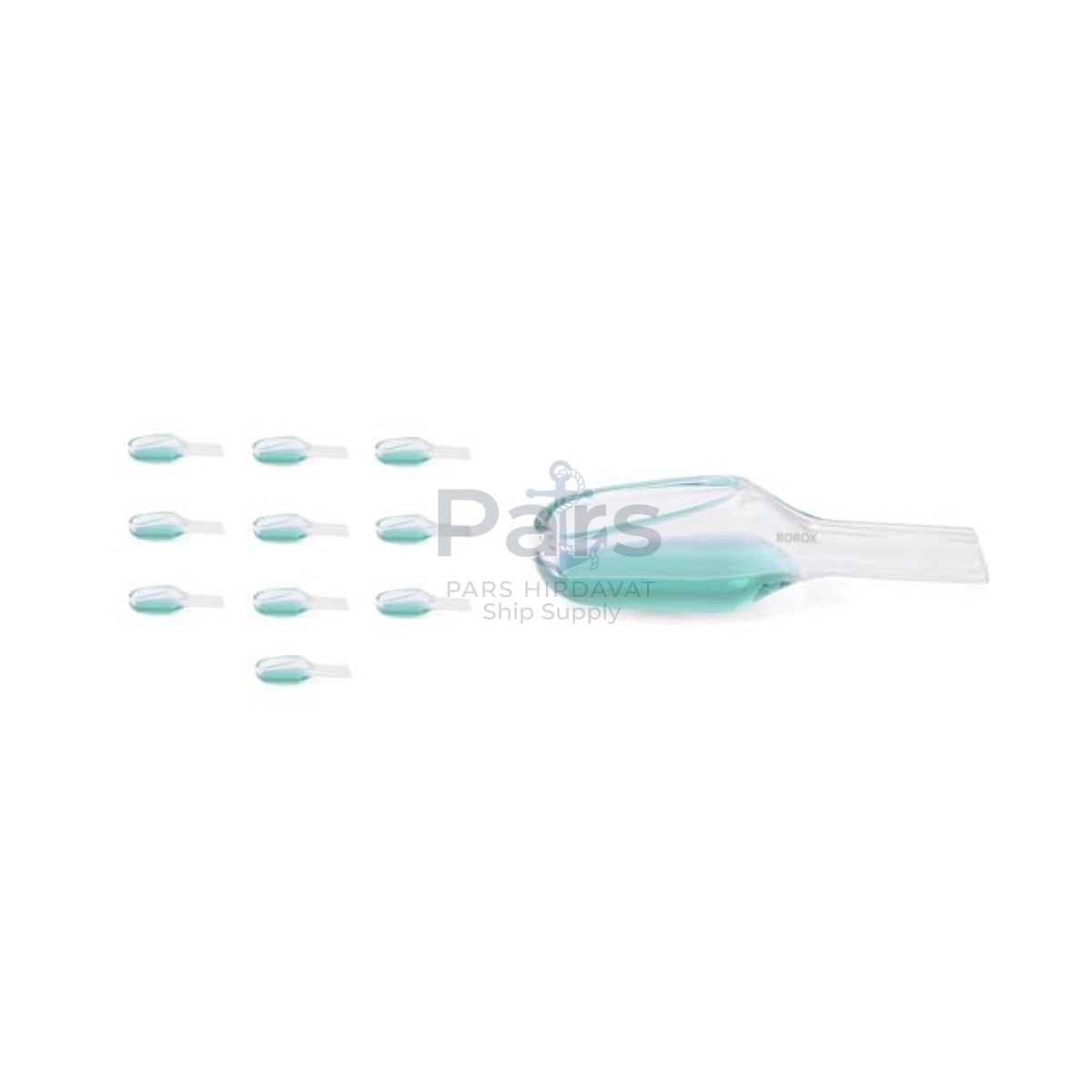 Borox Tartım Kaşığı 3 ml - Ölçüm Küreği - Cam Kürek - Tartı Kabı - 10 pcs Toptan