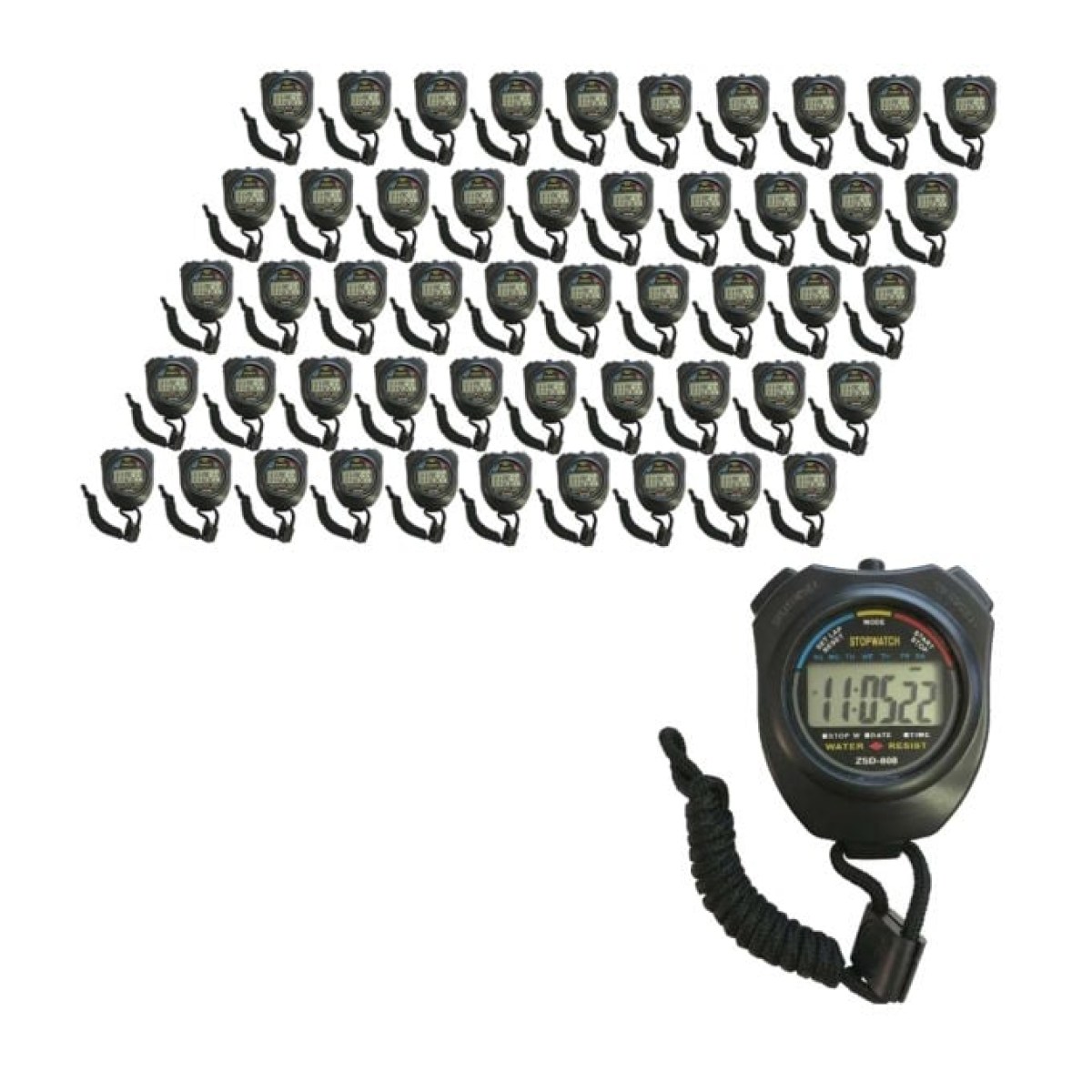 Dijital Kronometre - Geri Sayım Sayacı - Zamanlayıcı ZSD-808 - Stopwatch 50 Adet