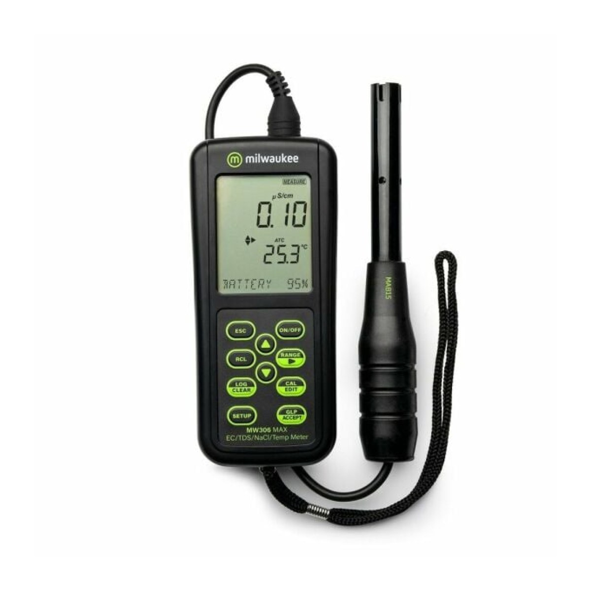 Milwaukee MW306 EC TDS NaCl Sıcaklık Ölçüm Cihazı - IP67