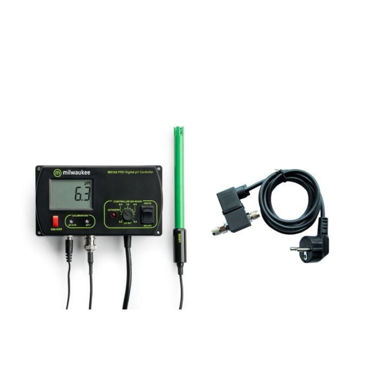 Milwaukee MC122 pH Ölçer - Selenoid Valfi Dahil - pH Metre Monitör