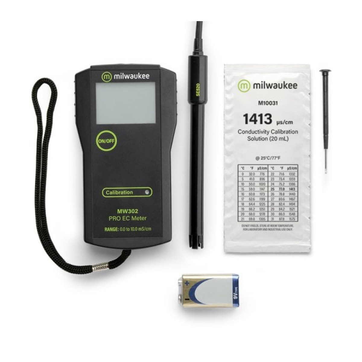 Milwaukee MW302 PRO Portatif İletkenlik metre - EC Ölçer
