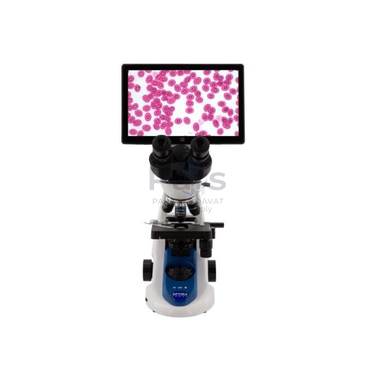 OPTIKA B-190TBPL+ Dijital Binoküler Araştırma ve Biyoloji Mikroskobu 1000x - 10.1'' Tablet PC ve 5.1MP Kameralı Ekranlı Mikroskop - X-OEF Kolay Fokus Özelliği
