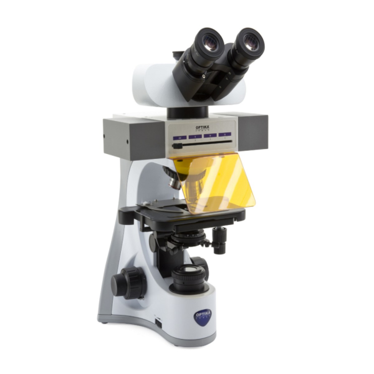 OPTIKA B-510LD4 Trinoküler LED Floresan Mikroskobu - Floresan Mikroskop