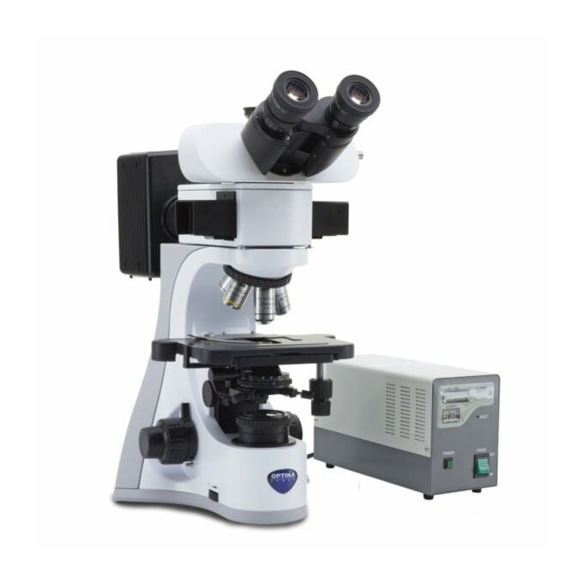 OPTIKA B-510FL Trinoküler Floresan Mikroskop Civa Buharlı - Araştırma Mikroskobu 400x