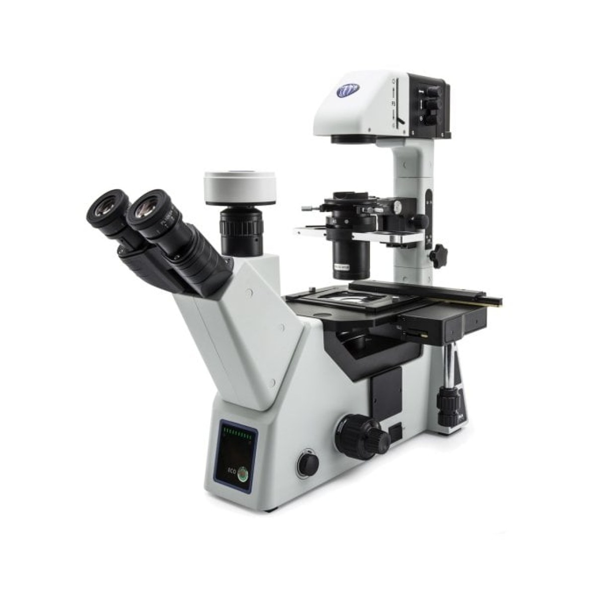 OPTIKA IM-5 Inverted Faz Kontrast Mikroskop - Ters Araştırma Mikroskobu - LED Aydınlatma