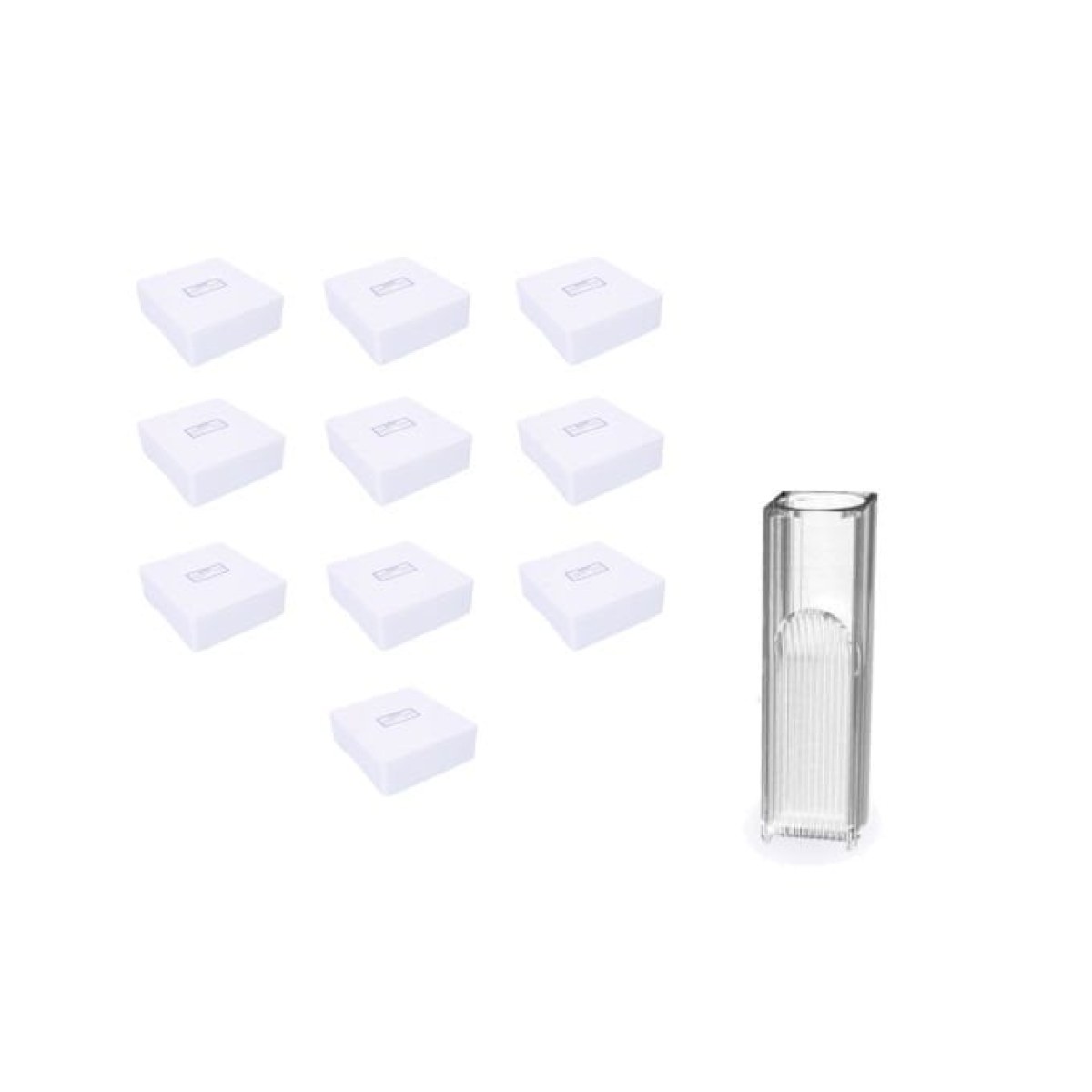 Borox Plastik Spektrofotometre Küveti 1.5 ml - 10 Paket Toptan