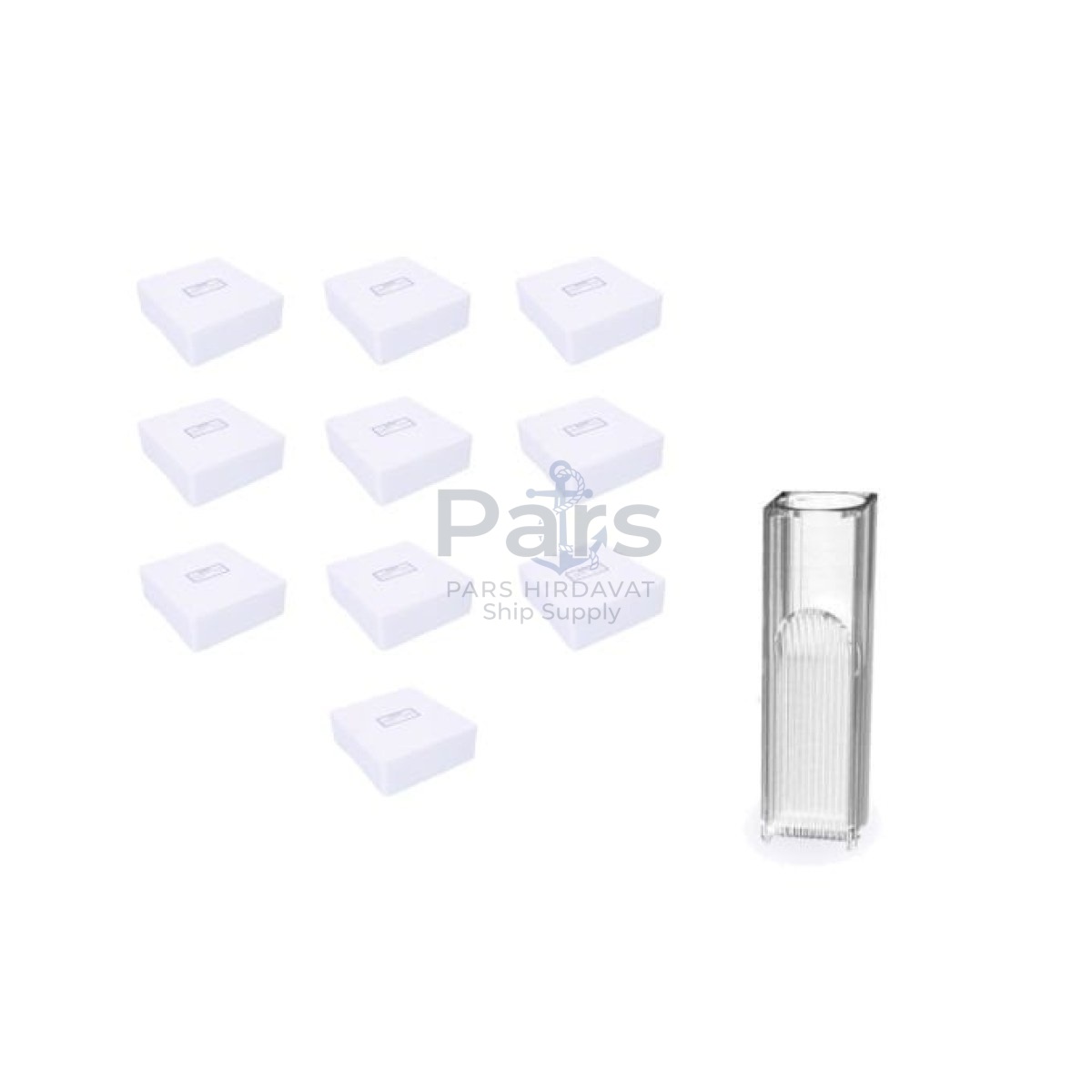 Borox Plastik Spektrofotometre Küveti 1.5 ml - 10 Paket Toptan