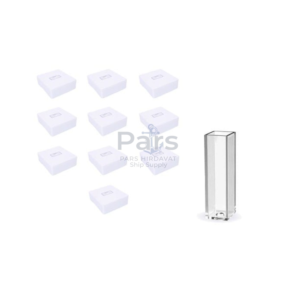 Borox Plastik Spektrofotometre Küveti 4.5 ml - 10 Paket Toptan