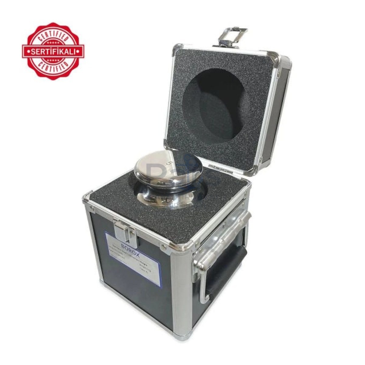 Borox Kalibrasyon Kütlesi 5 Kg - Stainless Steel F1 Etalon Sertifikalı