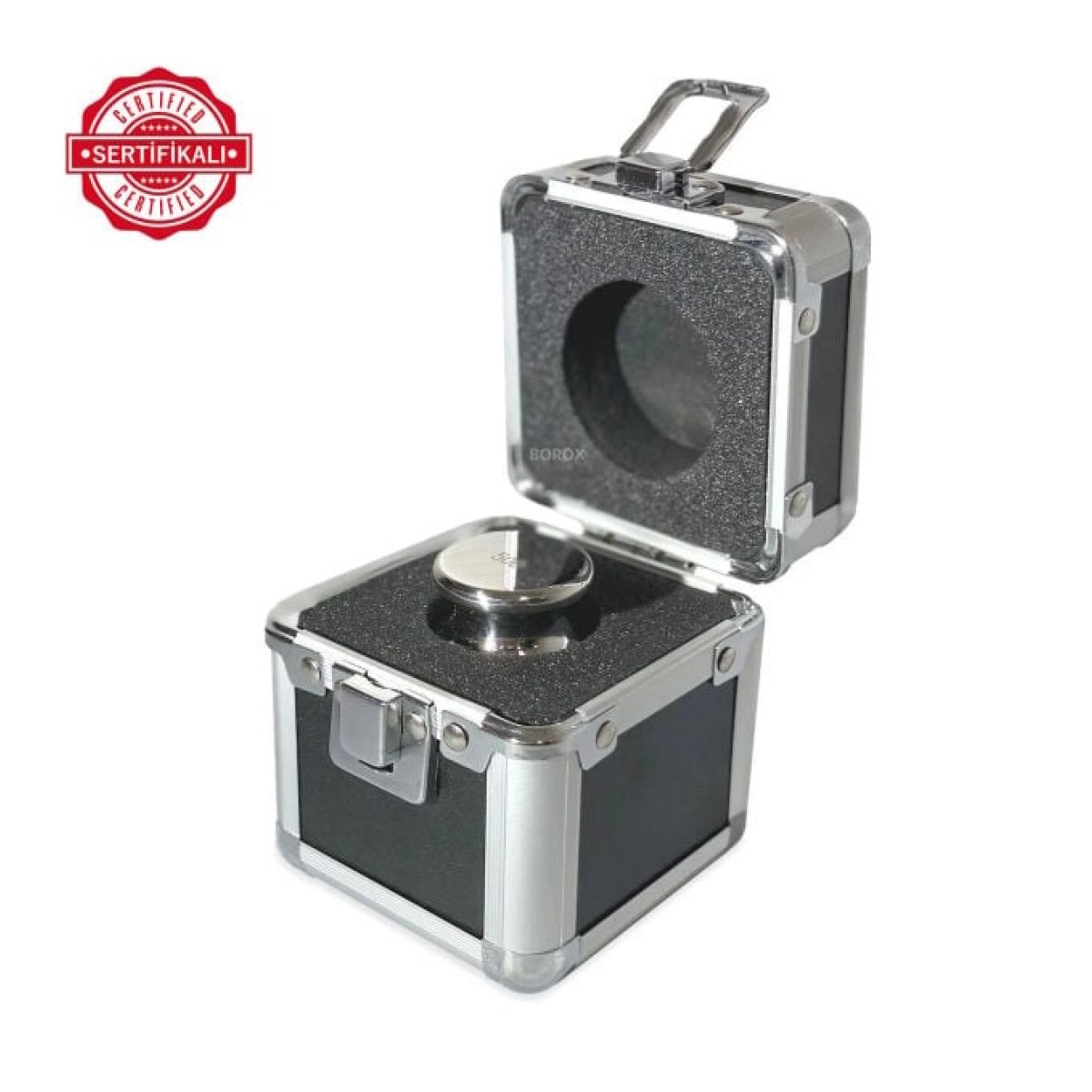 Borox Kalibrasyon Kütlesi 500g - Stainless Steel F1 Etalon Sertifikalı