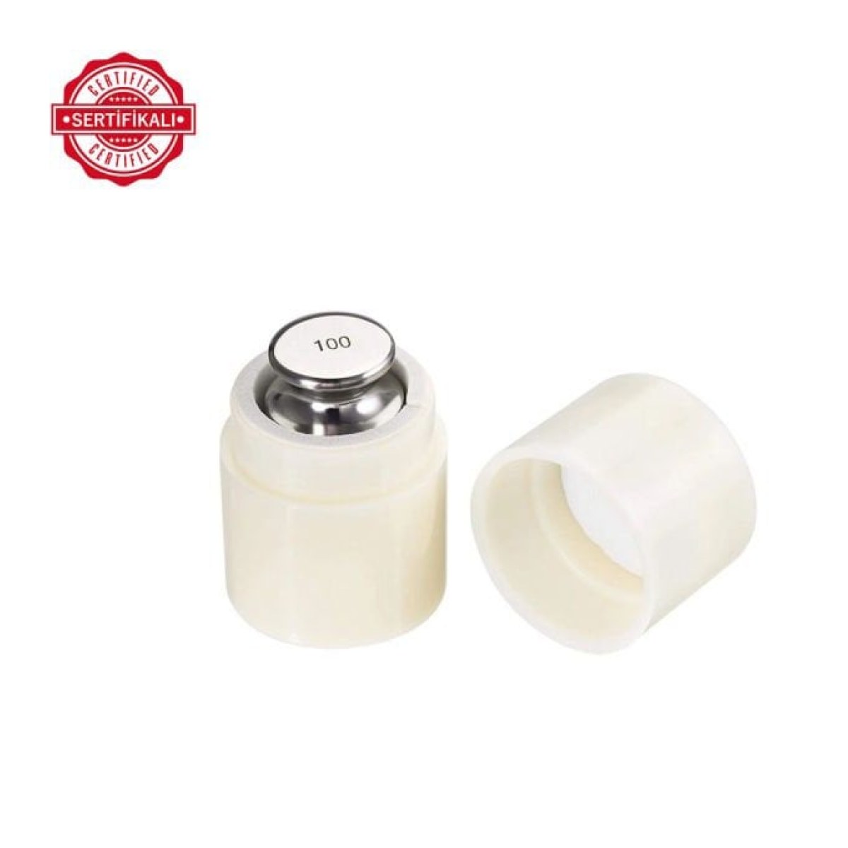 Borox Kalibrasyon Kütlesi 100g - Stainless Steel F1 Etalon Sertifikalı