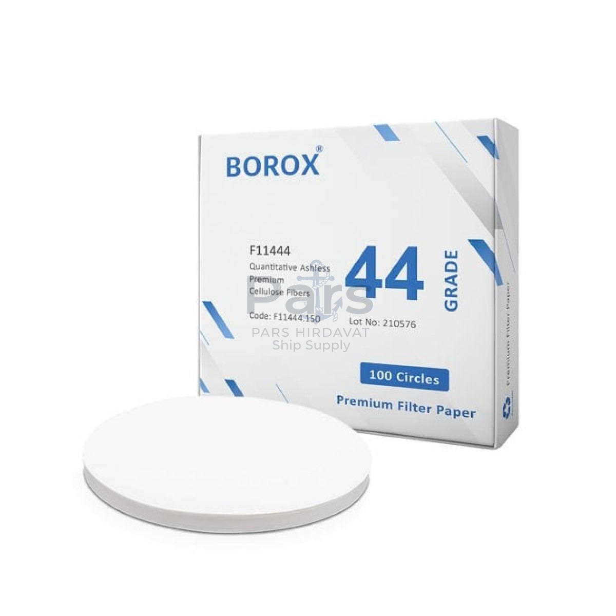 Borox Külsüz Filtre Kağıdı 150 mm Kantitatif - Yavaş Hız - Grade 44