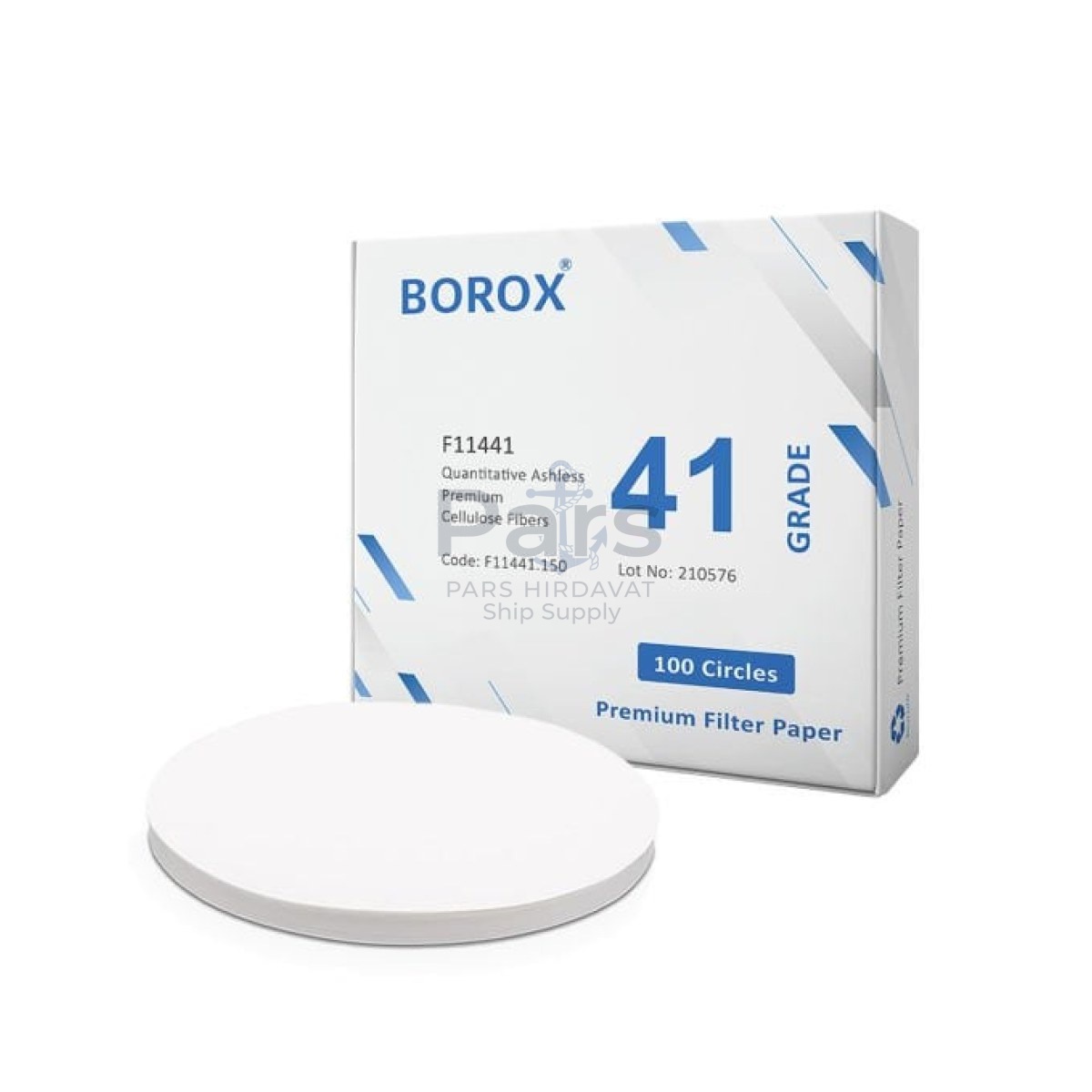 Borox Külsüz Filtre Kağıdı 150 mm Kantitatif - Hızlı - Grade 41