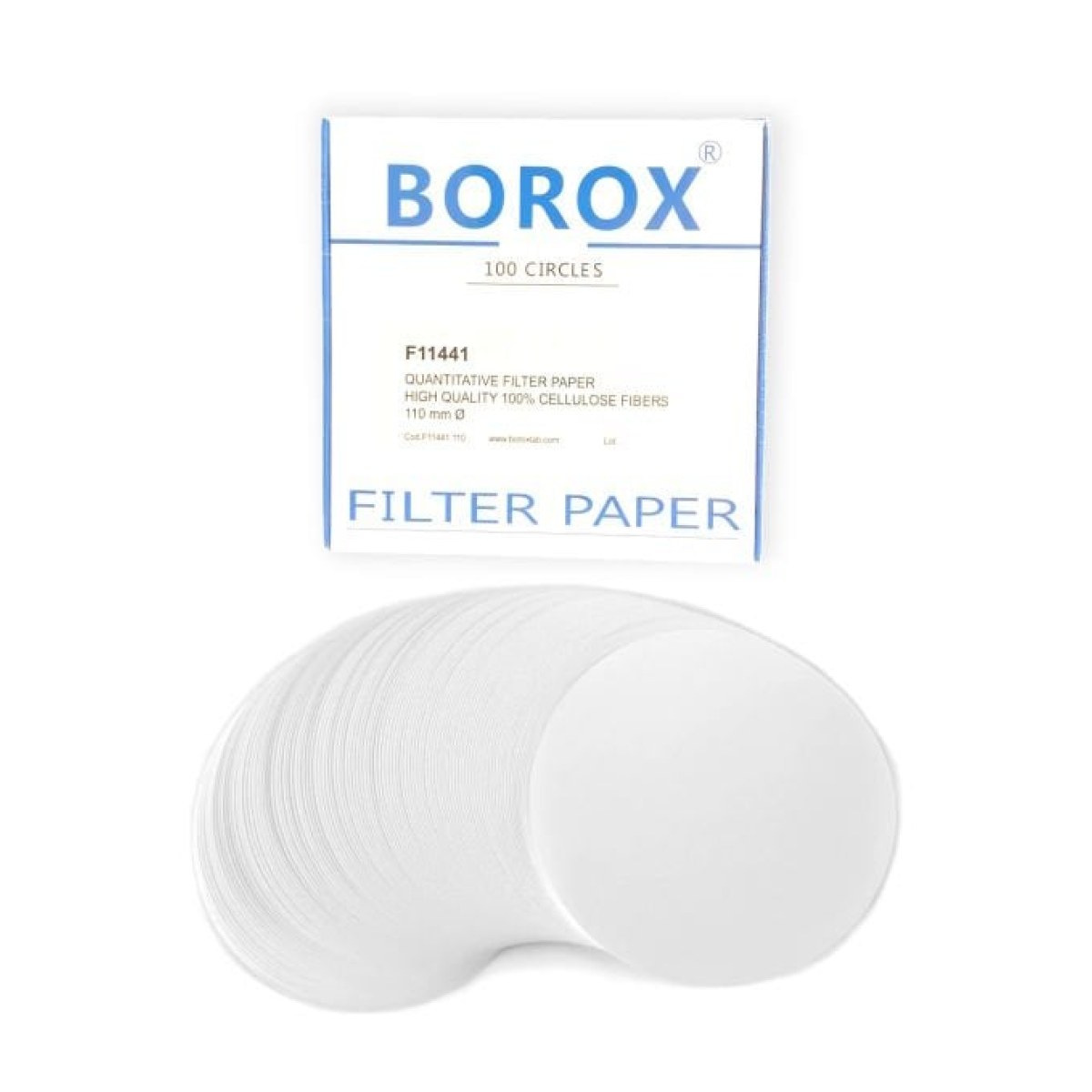 Külsüz Filtre Kağıdı 110 mm Kantitatif - Black Bant Hızlı