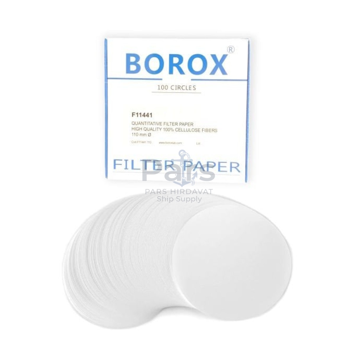 Külsüz Filtre Kağıdı 110 mm Kantitatif - Black Bant Hızlı