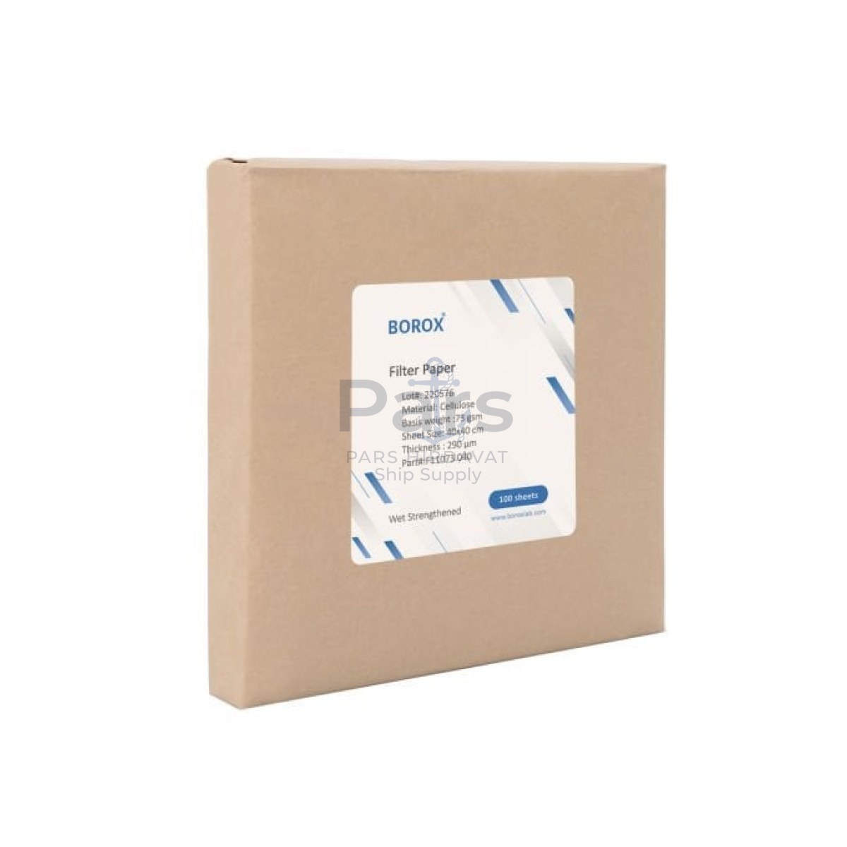 Kaba Filtre Kağıdı 40x40cm 100lü Paket - Adi Süzgeç 73 gr/m2