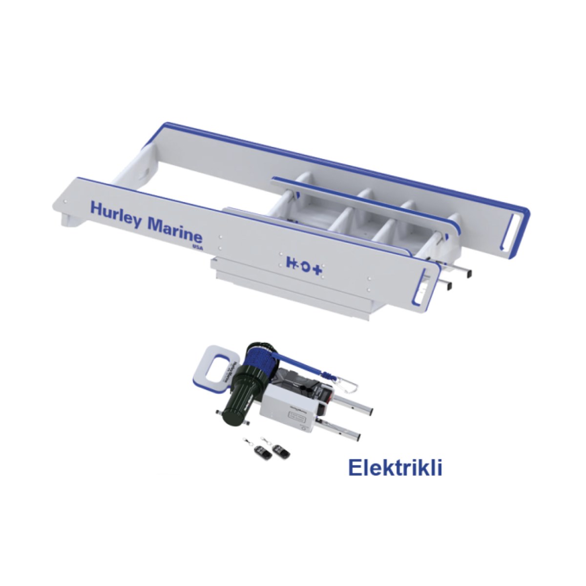 PLATFORM BOT/JETSKI KALDIRMA SİSTEMİ / ELEKTRİKLİ VİNÇ H3O+ / 328kg KALDIRMA KAPASİTESİ