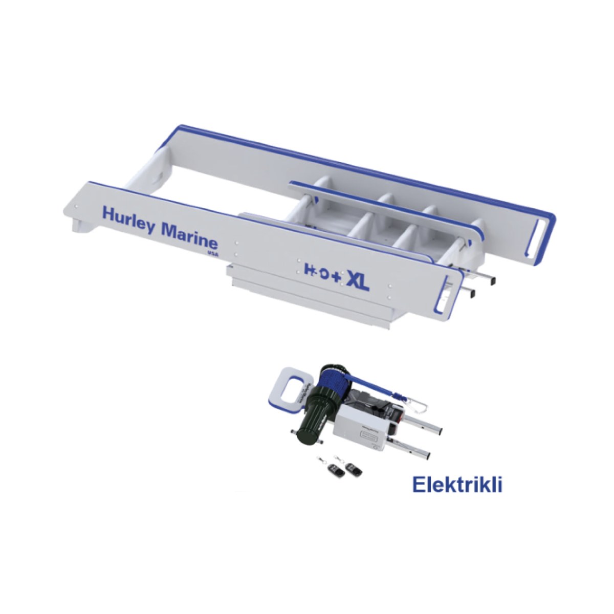 PLATFORM BOT/JETSKI KALDIRMA SİSTEMİ / ELEKTRİKLİ VİNÇ H3O+XL / 453kg KALDIRMA KAPASİTESİ